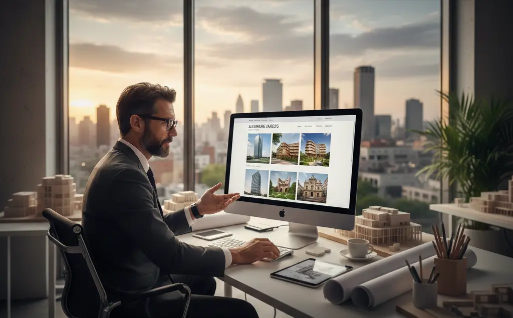 Site web arquiteto profissional pela Alizée Web