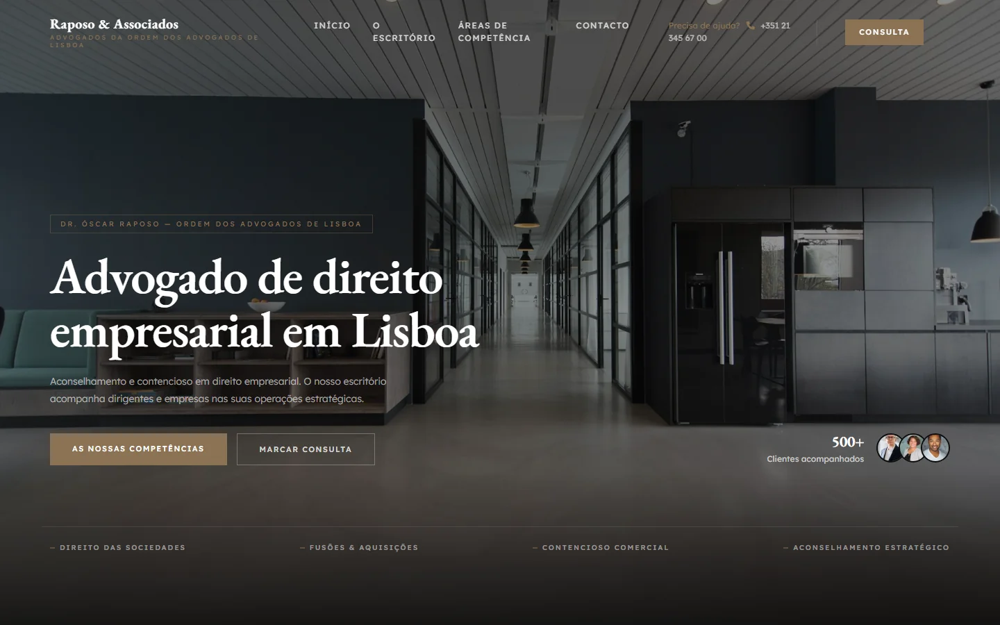 Exemplo de site web — Advogado (1)