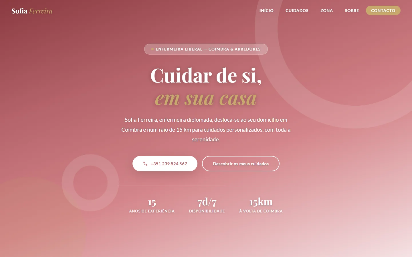 Site web enfermeiro