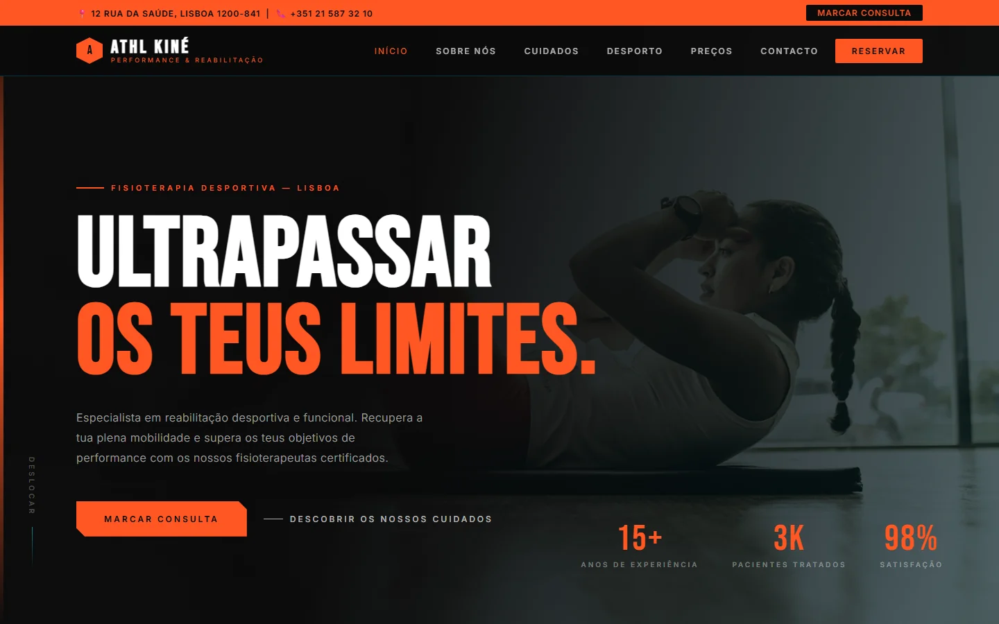 Site web fisioterapeuta