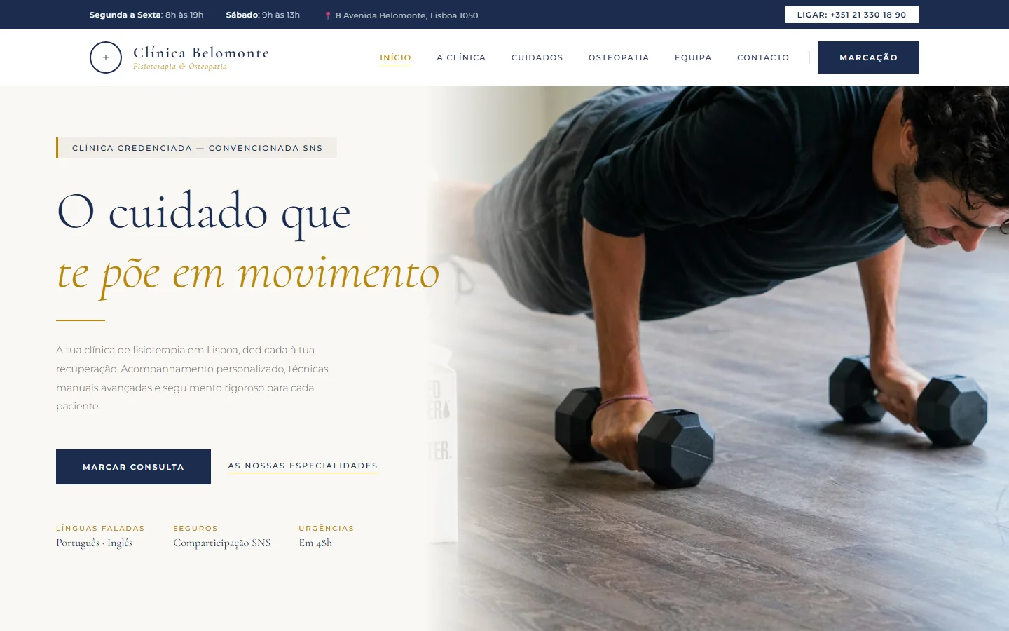 Site web fisioterapeuta 2