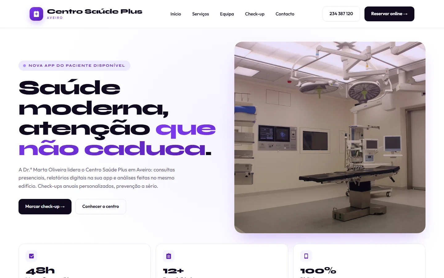 Site web médico 3